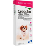 Credelio 112,5 mg | 1 y 3 comprimidos | Perros 2,5–5,5 kg