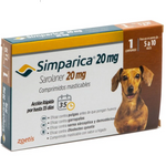 Simparica Saronaler 20 mg (5 a 10 kg) 1 Comprimido Saborizado