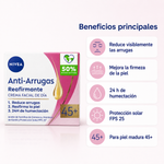 NIVEA Anti-Arrugas Reafirmante 45+