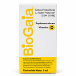 BioGaia Gotas Probióticas + Vitamina D₃ · 5 ml