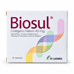 Biosul Colágeno Nativo 40 mg · 30 cápsulas
