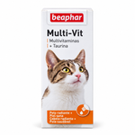 Beaphar Multi-Vit + Taurina para gatos · 50 mL