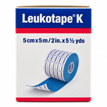 Leukotape K — azul/celeste 5 cm × 5 m