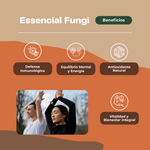 Essential Fungi Karün Life 60 Cápsulas | Melena de León, Cordyceps, Reishi y Hongos Medicinales