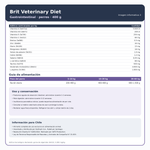 Brit Veterinary Diet Gastrointestinal Perro Salmón y Arveja Lata 400 g