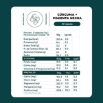 Cúrcuma + Pimienta Negra Karün Life 500 mg · 90 cápsulas
