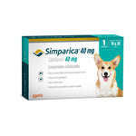 Simparica Saronaler 40 mg (10 a 20 kg) 1 Comprimido Saborizado