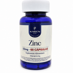 Karün Life Zinc 15 mg 60 Cápsulas | Suplemento Alimentario de Zinc